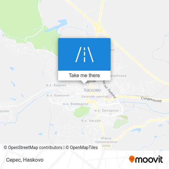 Карта Серес