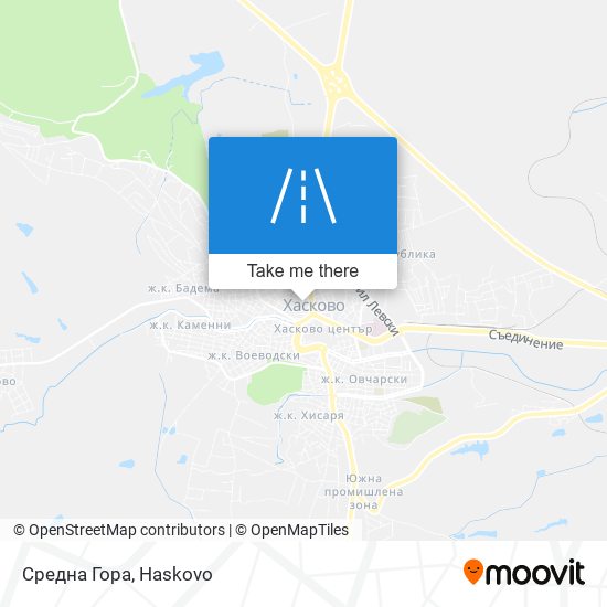 Средна Гора map