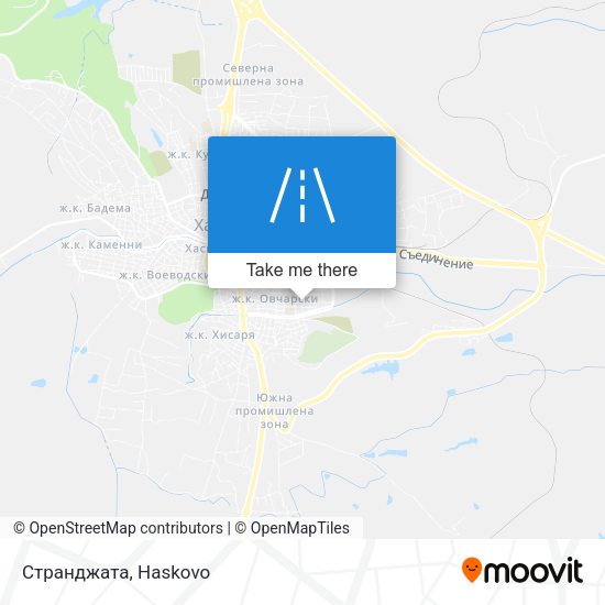 Странджата map