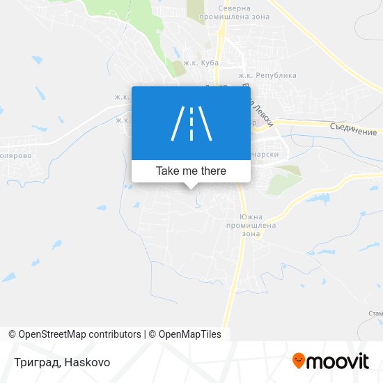 Триград map
