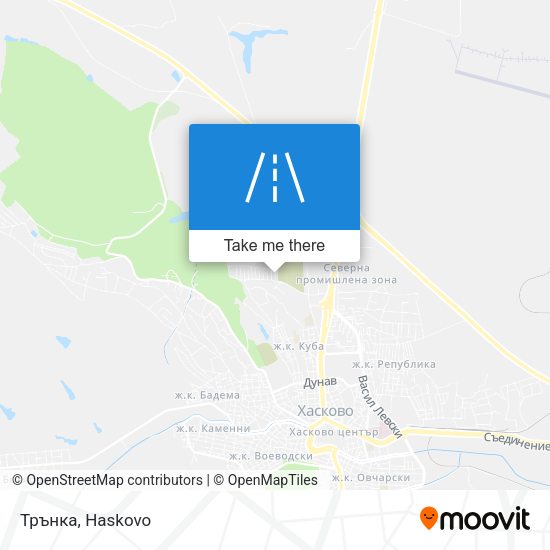 Трънка map