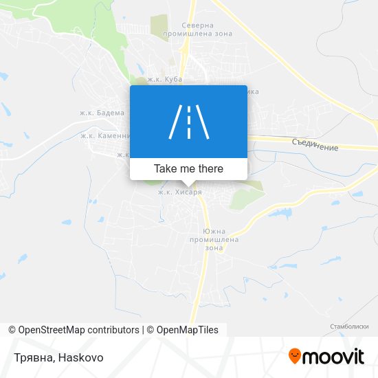 Трявна map