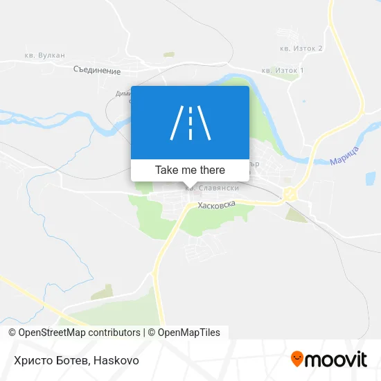 Карта Христо Ботев