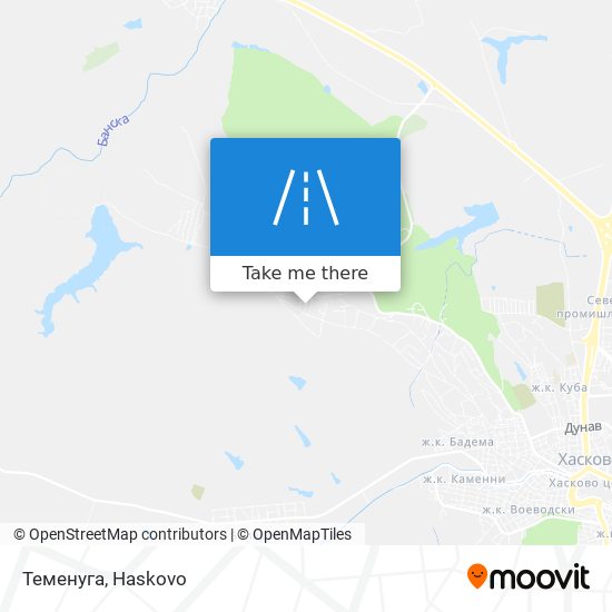 Теменуга map