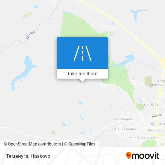 Карта Теменуга