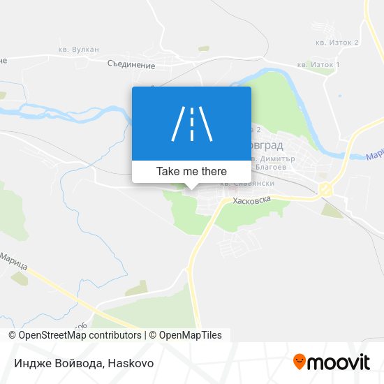 Индже Войвода map