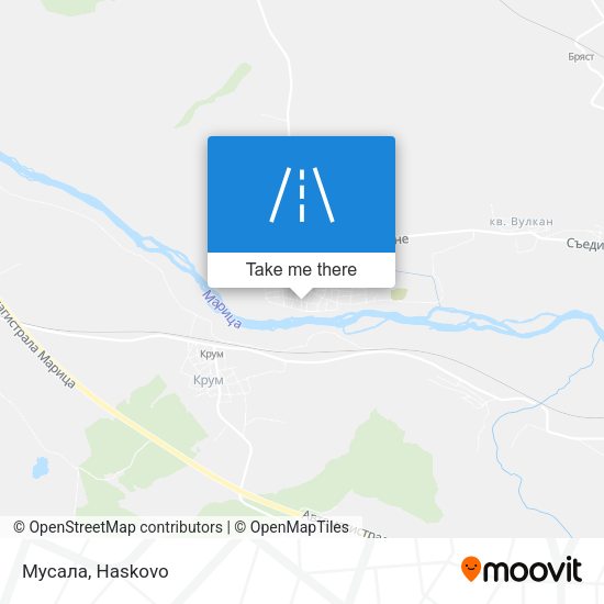 Мусала map