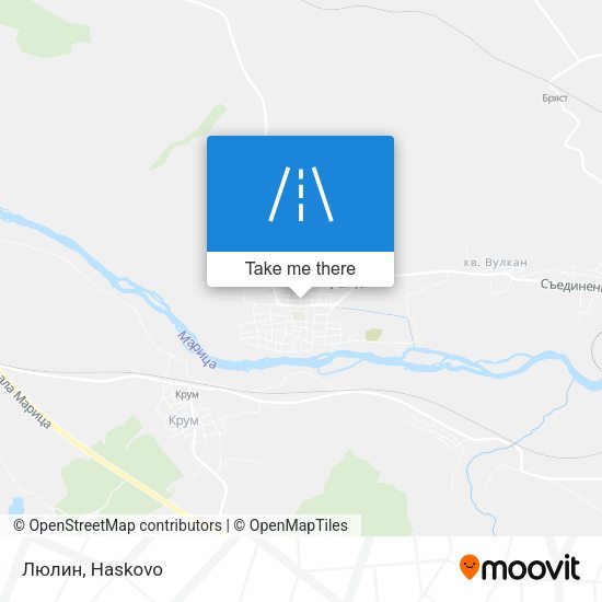 Люлин map
