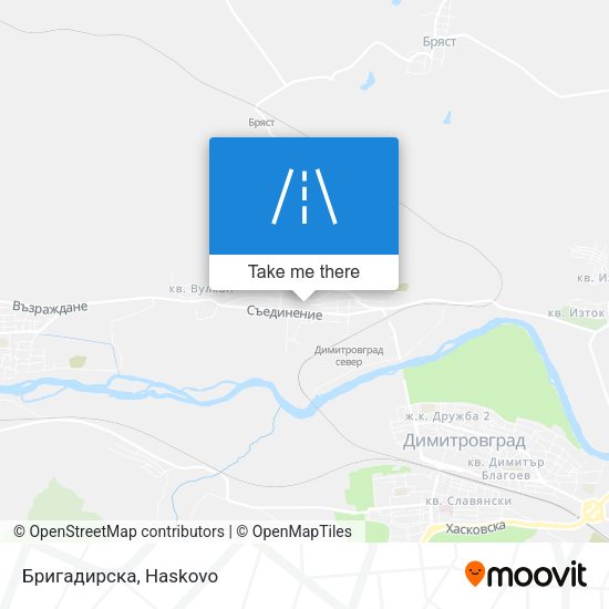Карта Бригадирска