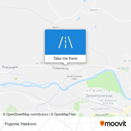Родопи map