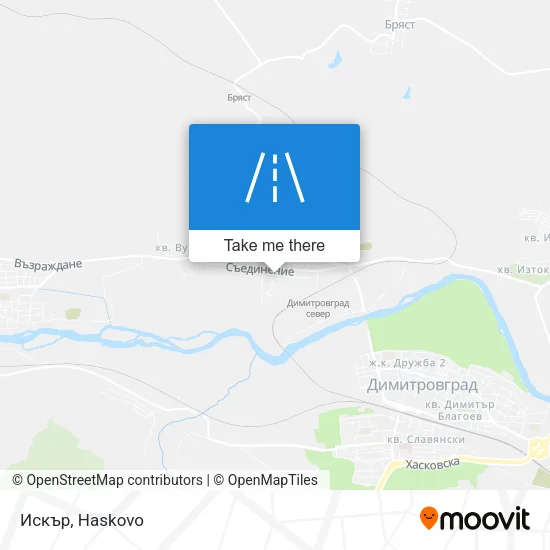 Карта Искър