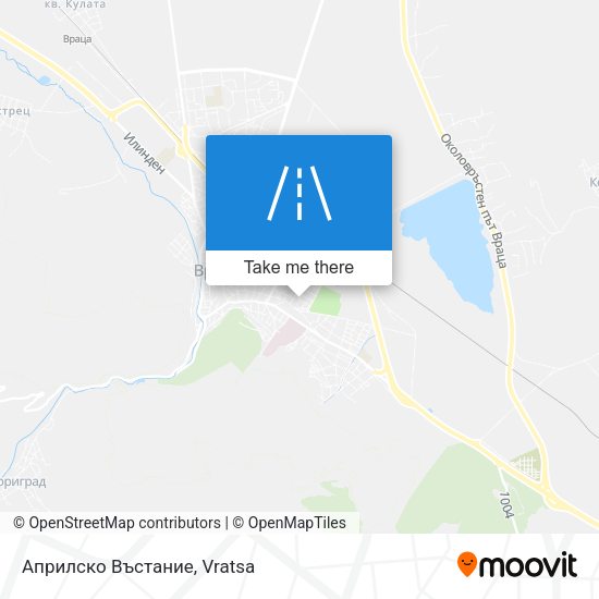Карта Априлско Въстание