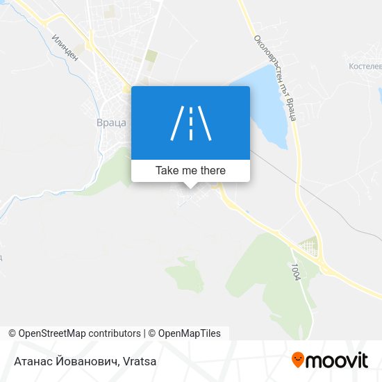 Карта Атанас Йованович
