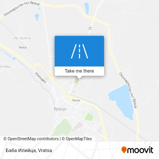 Баба Илийца map