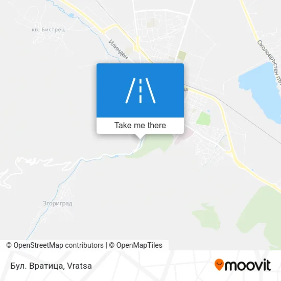 Карта Бул. Вратица