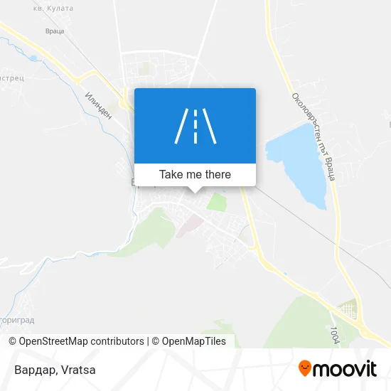Карта Вардар