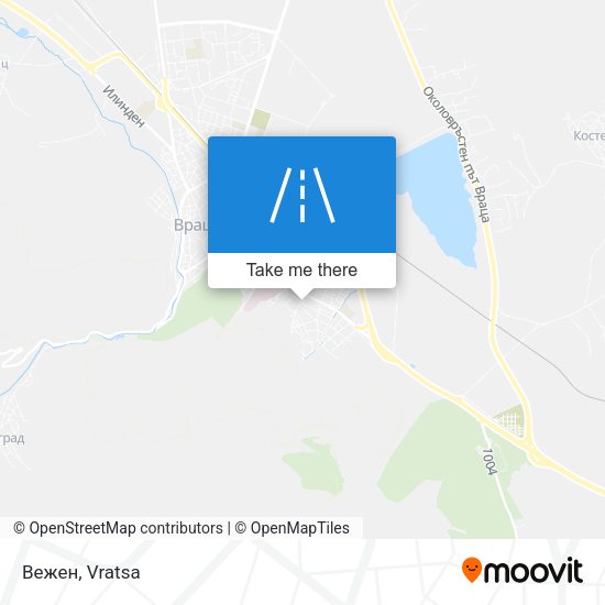 Вежен map