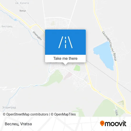 Карта Веслец
