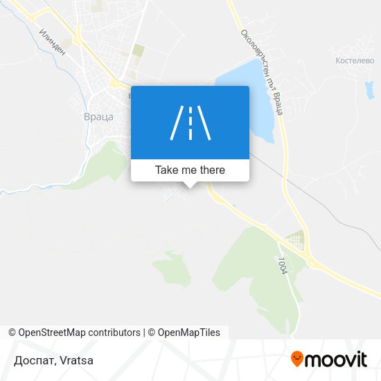 Доспат map