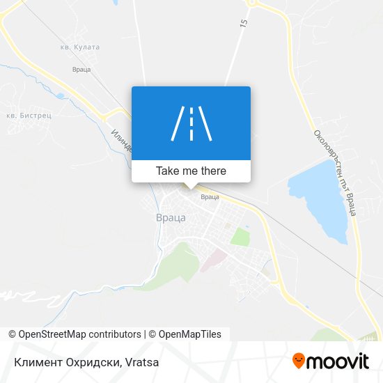Климент Охридски map