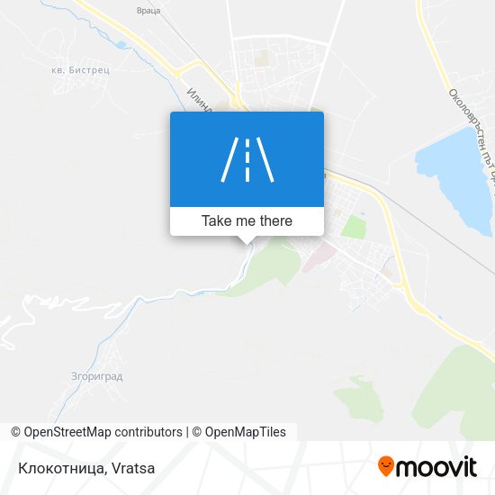 Карта Клокотница