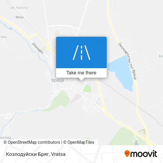 Карта Козлодуйски Бряг