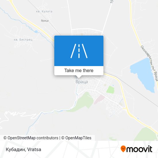 Кубадин map