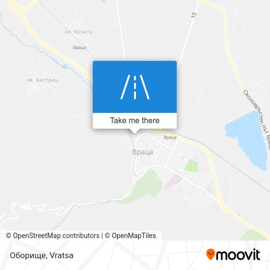 Оборище map