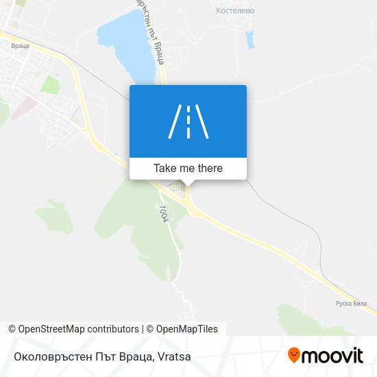 Околовръстен Път Враца map