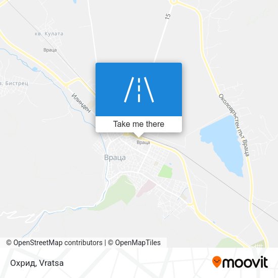 Охрид map