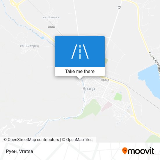 Руен map