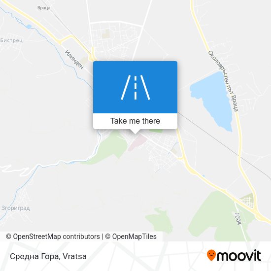 Средна Гора map