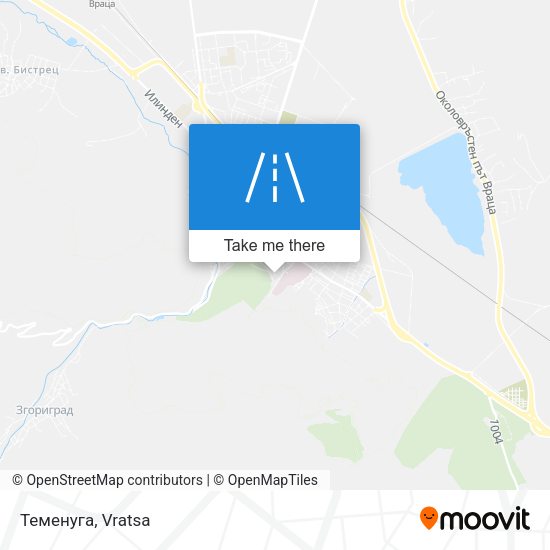 Теменуга map