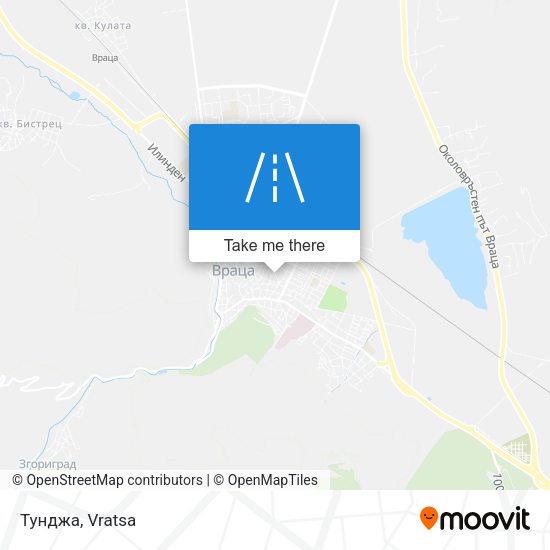 Тунджа map