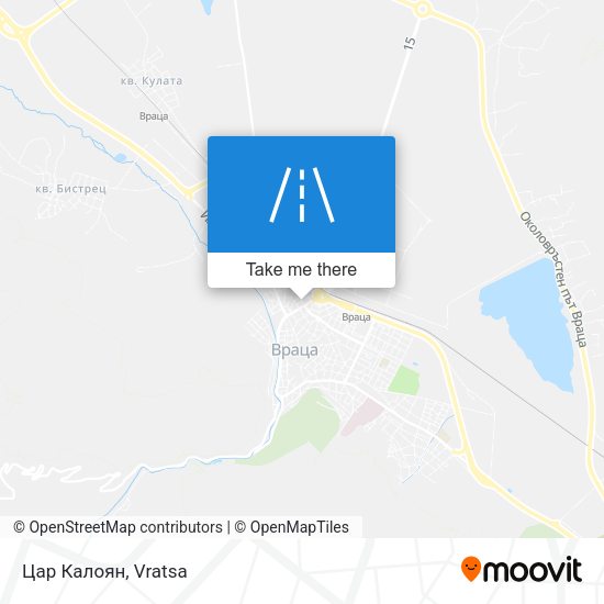 Цар Калоян map