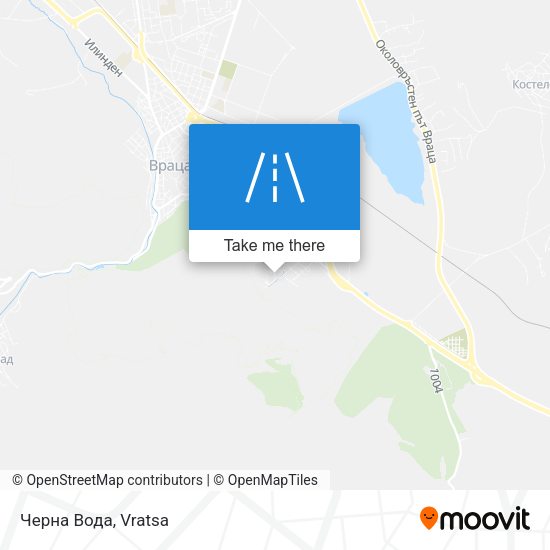 Черна Вода map