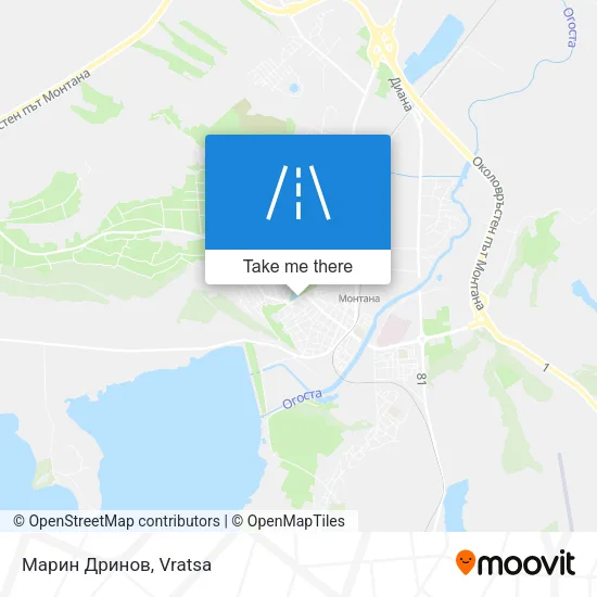 Карта Марин Дринов