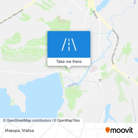 Карта Извора