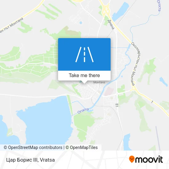 Карта Цар Борис III