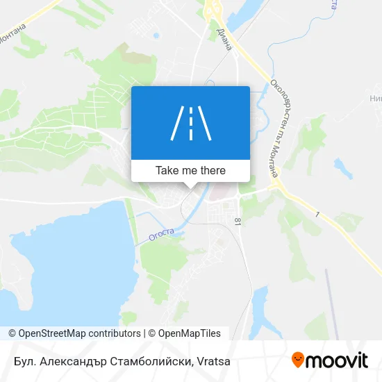 Карта Бул. Александър Стамболийски