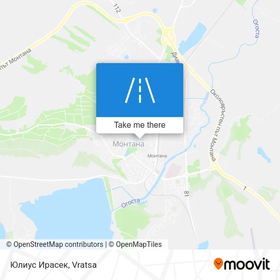 Карта Юлиус Ирасек