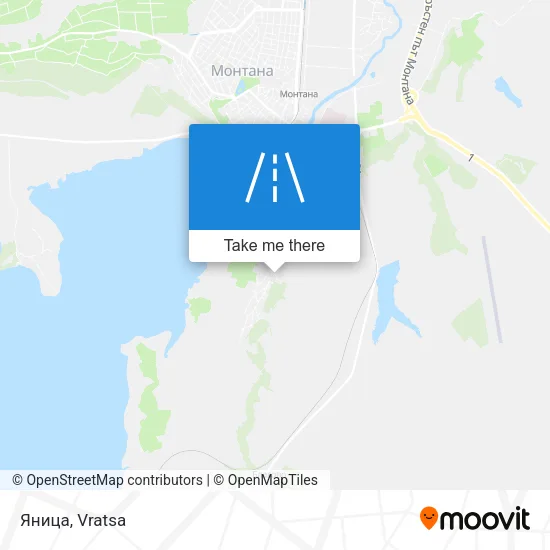 Карта Яница