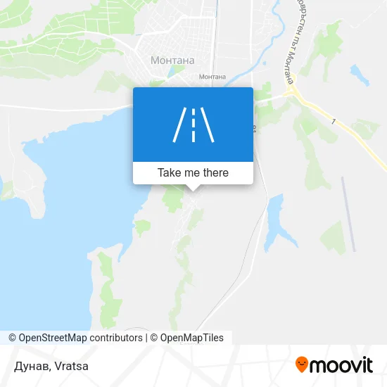 Карта Дунав