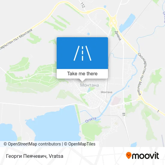 Карта Георги Пеячевич