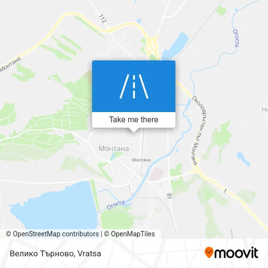 Карта Велико Търново