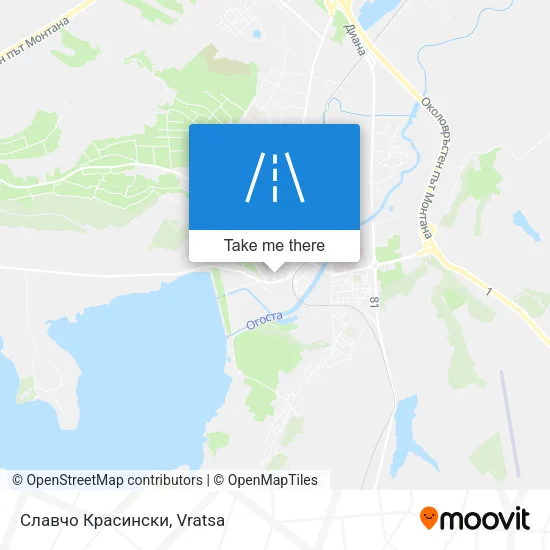 Карта Славчо Красински