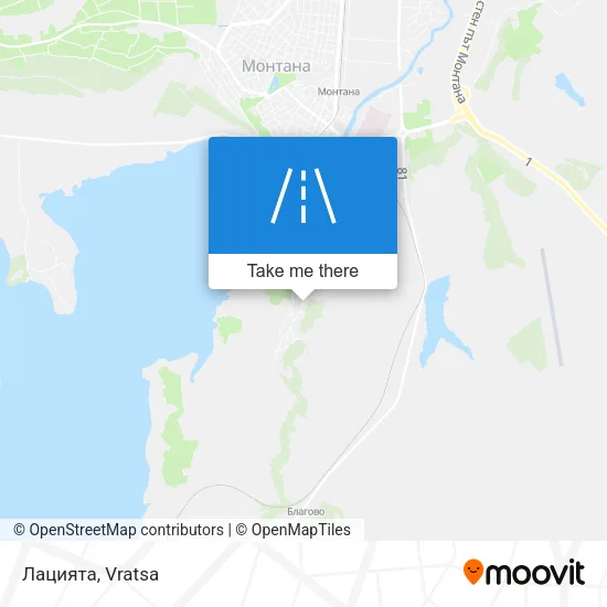 Карта Лацията