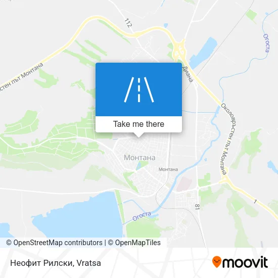 Карта Неофит Рилски