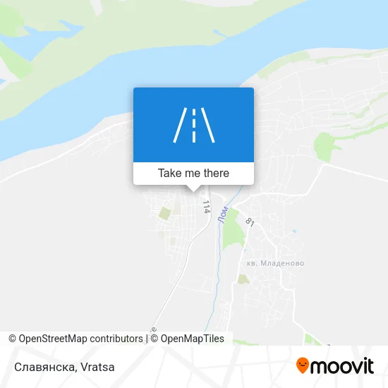 Карта Славянска