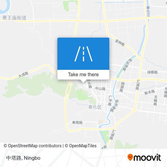 中塔路 map